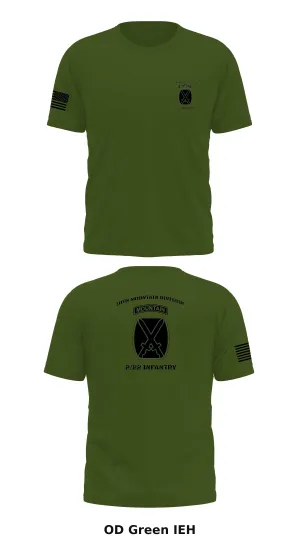 10th mountain division, 2/22 infantry Store 1 Core Men's SS Performance Tee - IEH