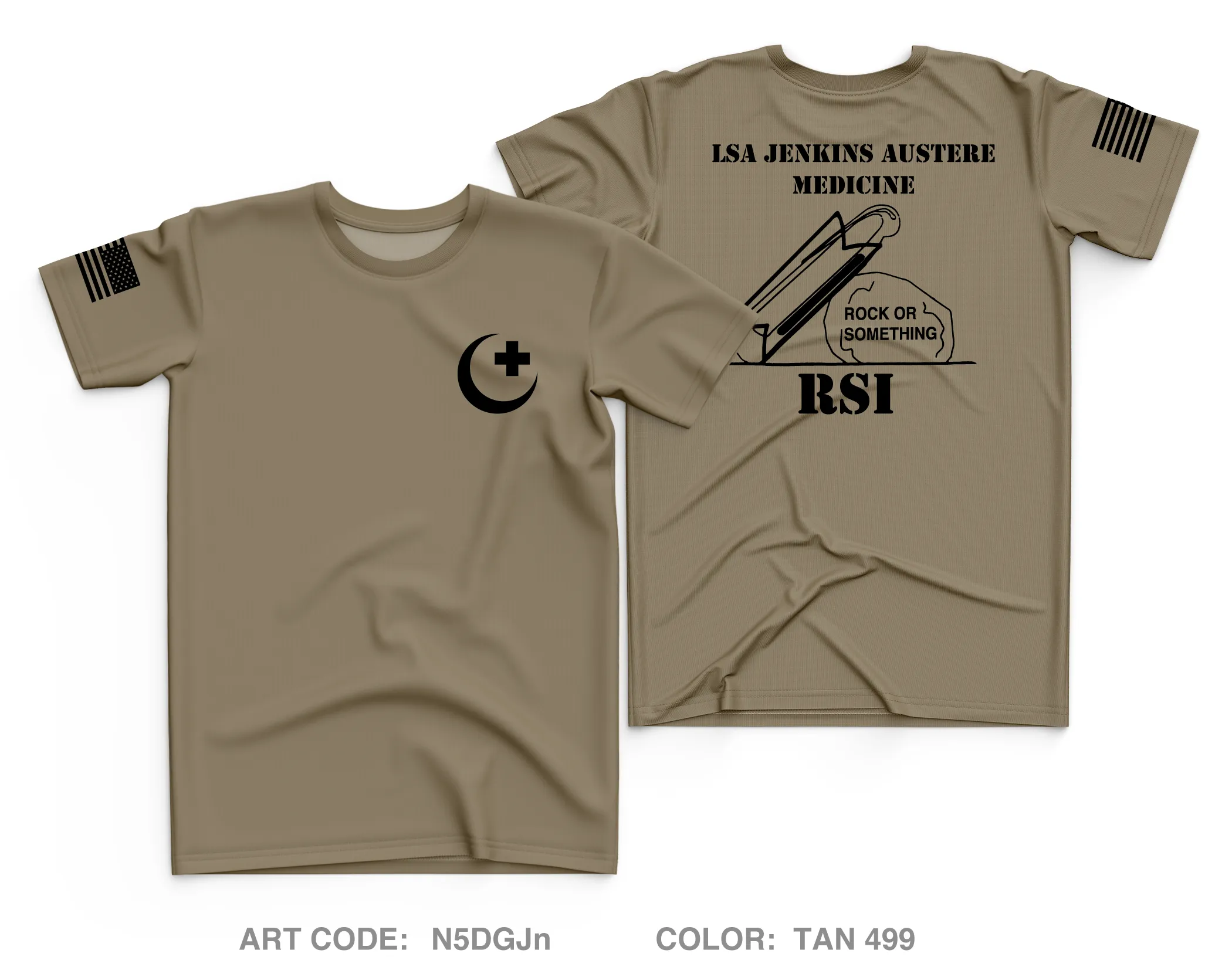 1140th EN BN Core Men's SS Performance Tee - N5DGJn