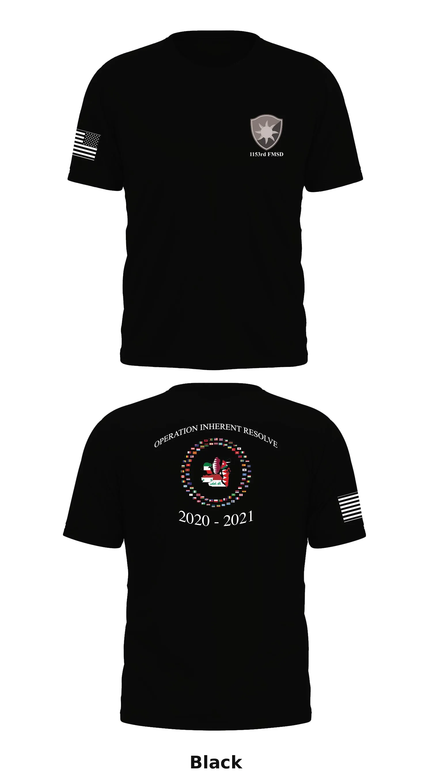 1153rd FMSD Store 1 Core Men's SS Performance Tee - 82052369123