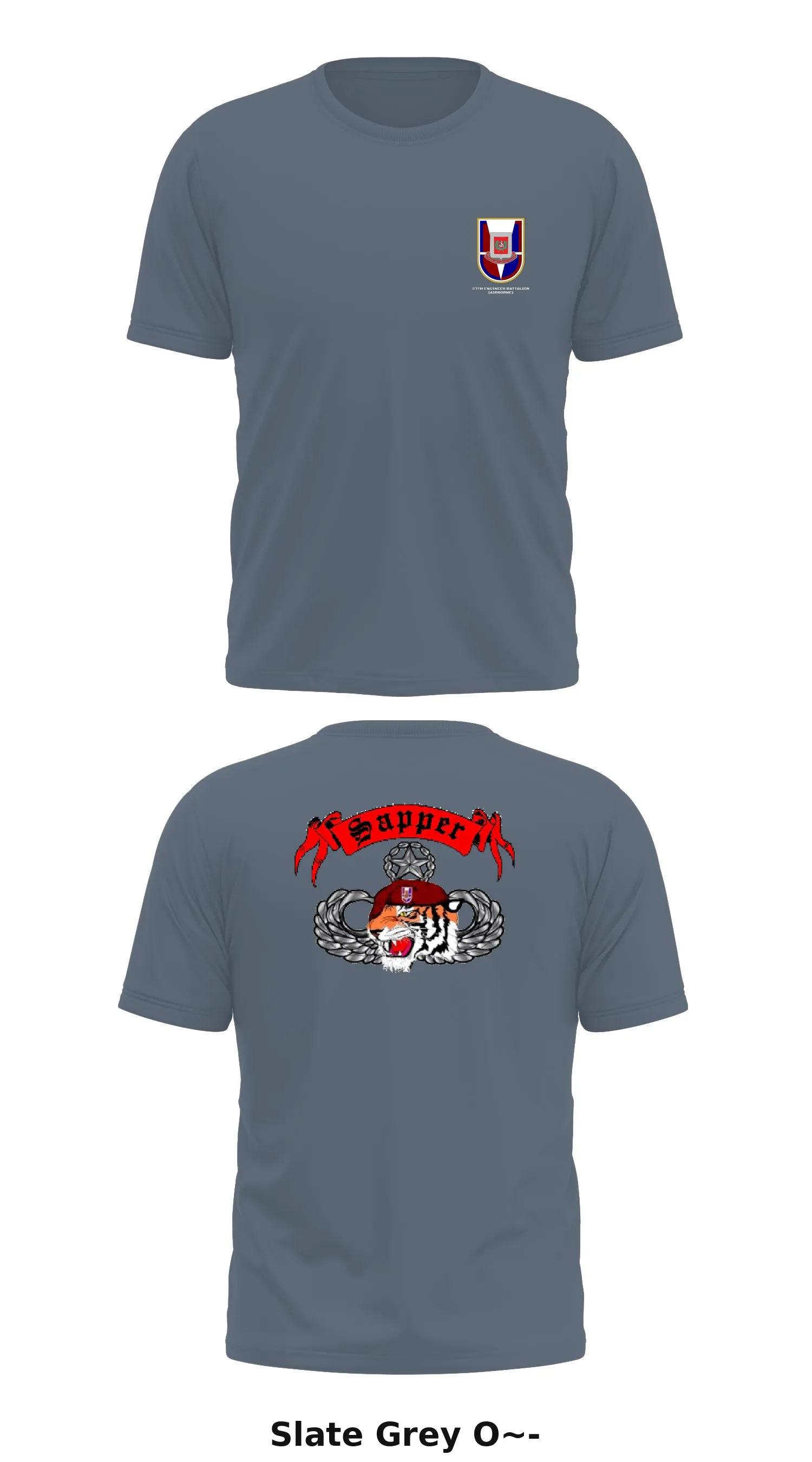27TH ENGINEER BATTALION (AIRBORNE) STORE 1 Core Men's SS Performance Tee - O~-