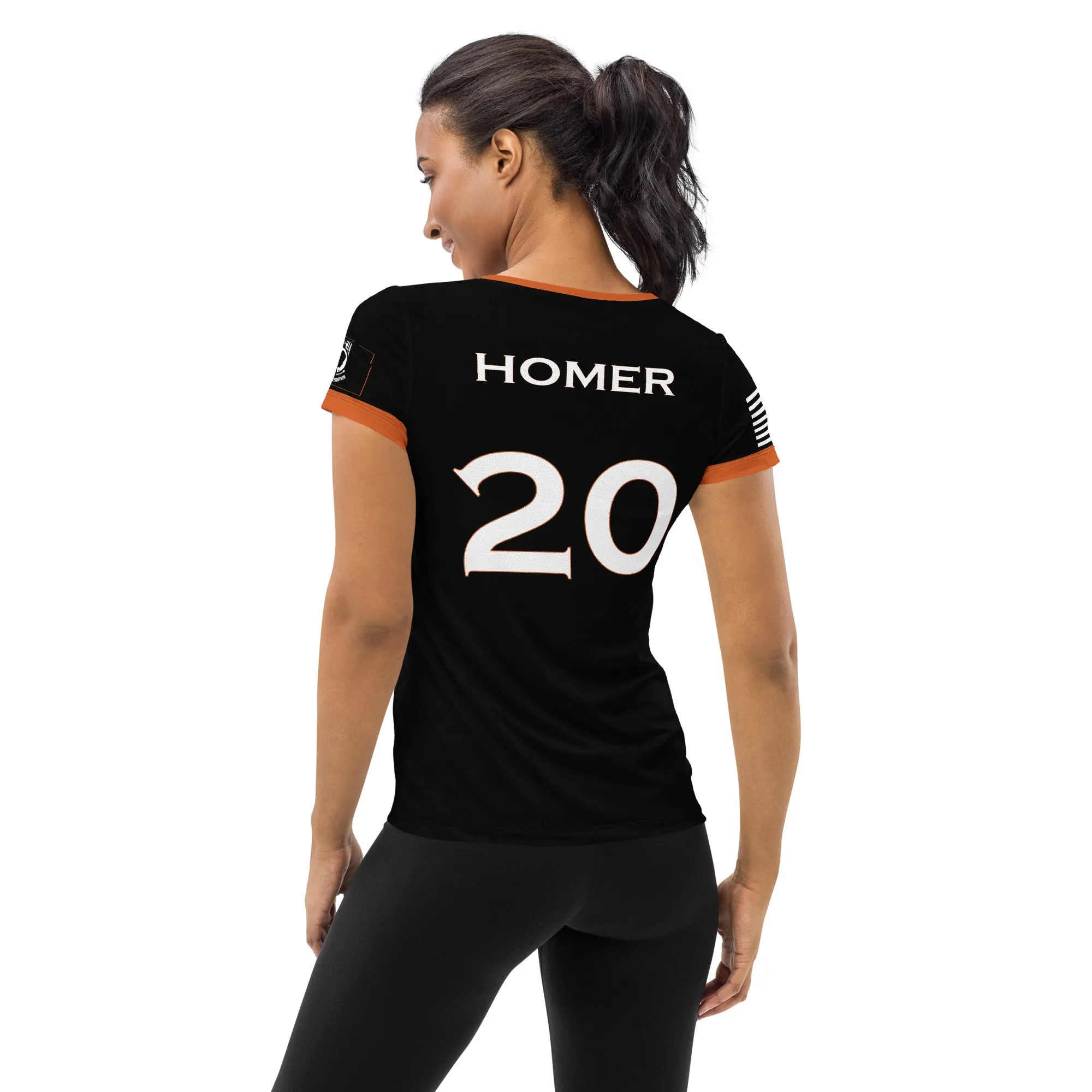 390 COS Women's Athletic Volleyball Shirt - Homer