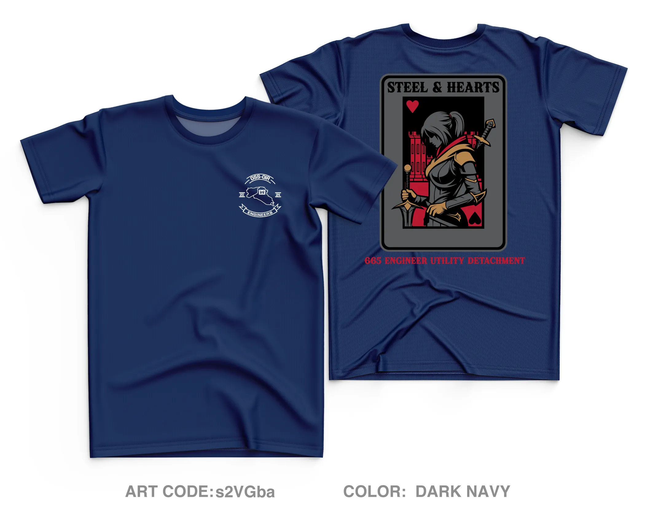 665 EUD Core Men's SS Performance Tee - s2VGba
