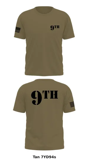 9th Store 1 Core Men's SS Performance Tee - 7YD94s