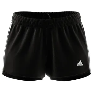 Adidas Pacer 3 Stripe Knit Short - Black/White