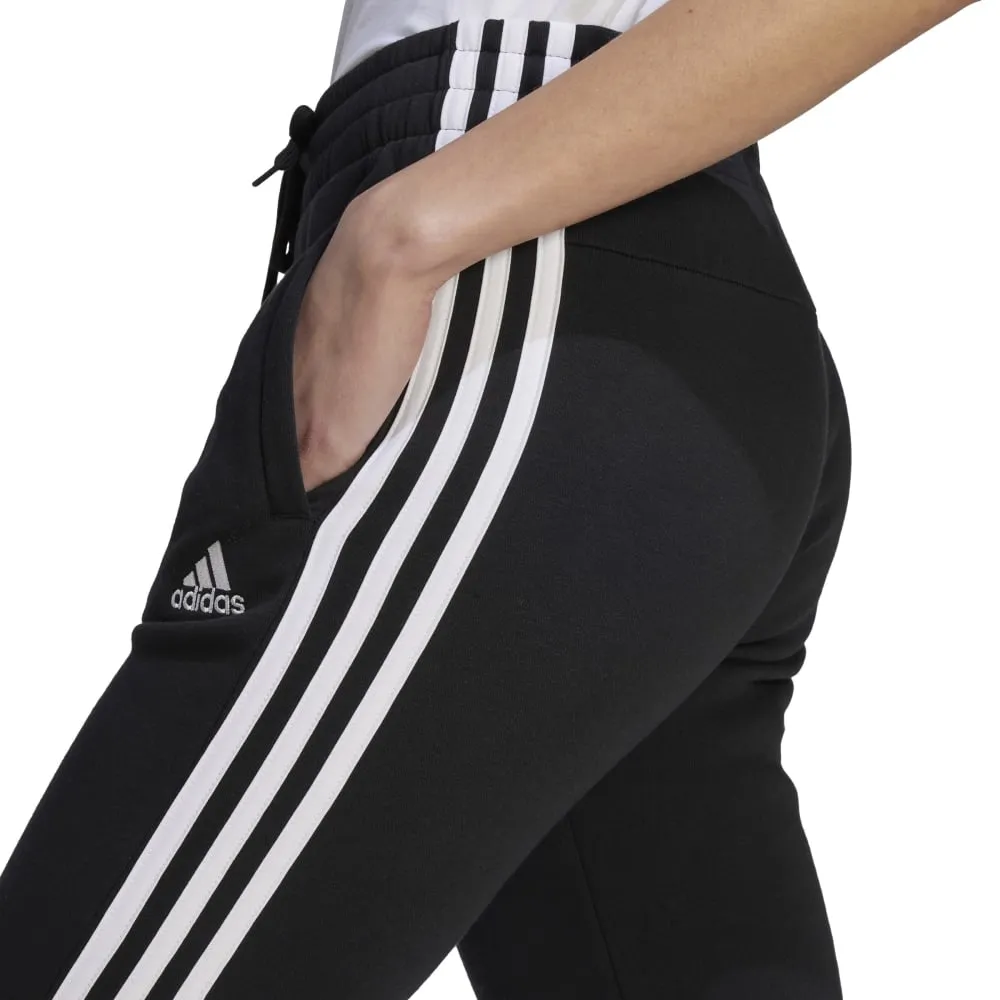 Adidas Womens 3 Stripe Fleece Pants