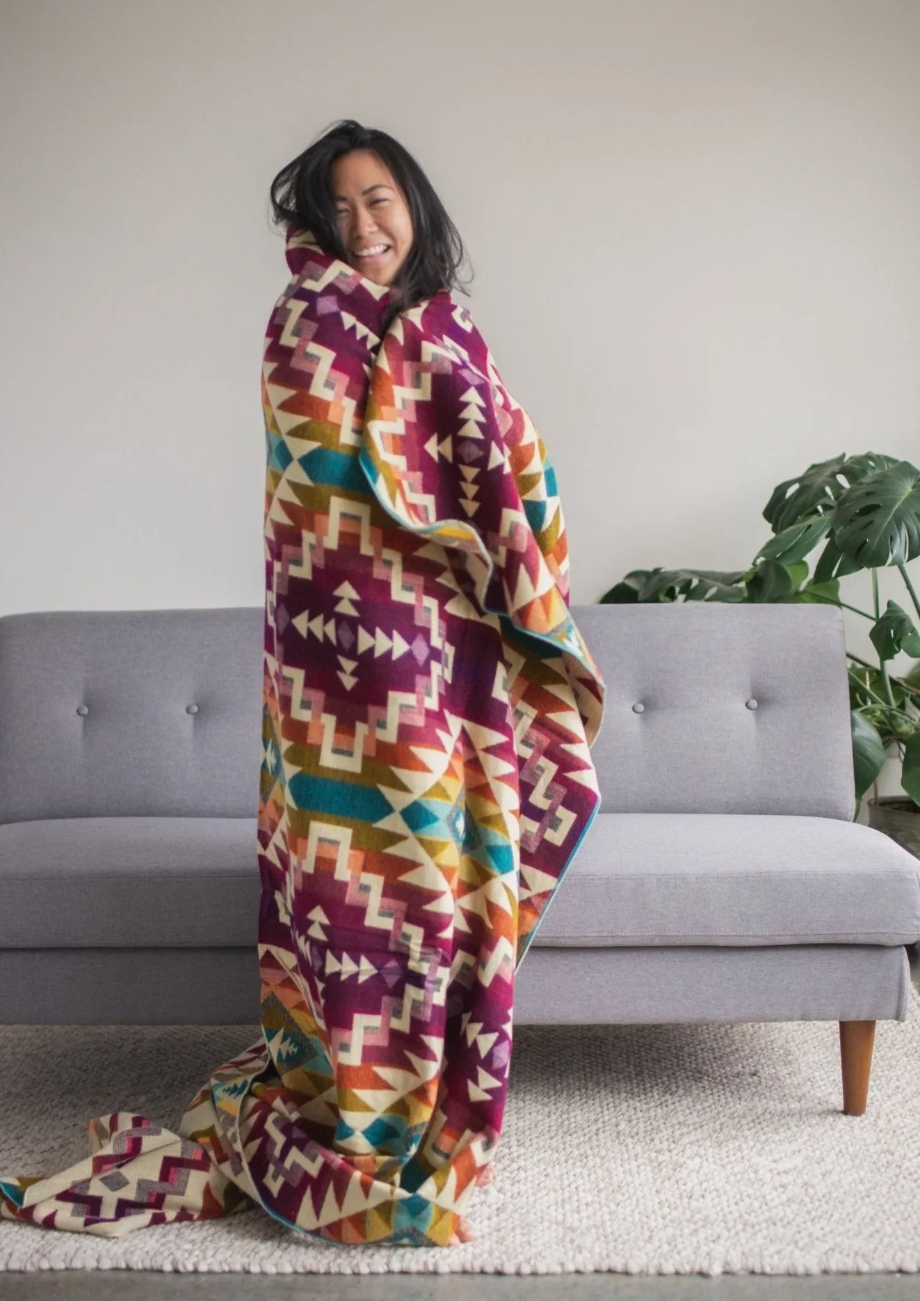 Alpaca Blanket Pink