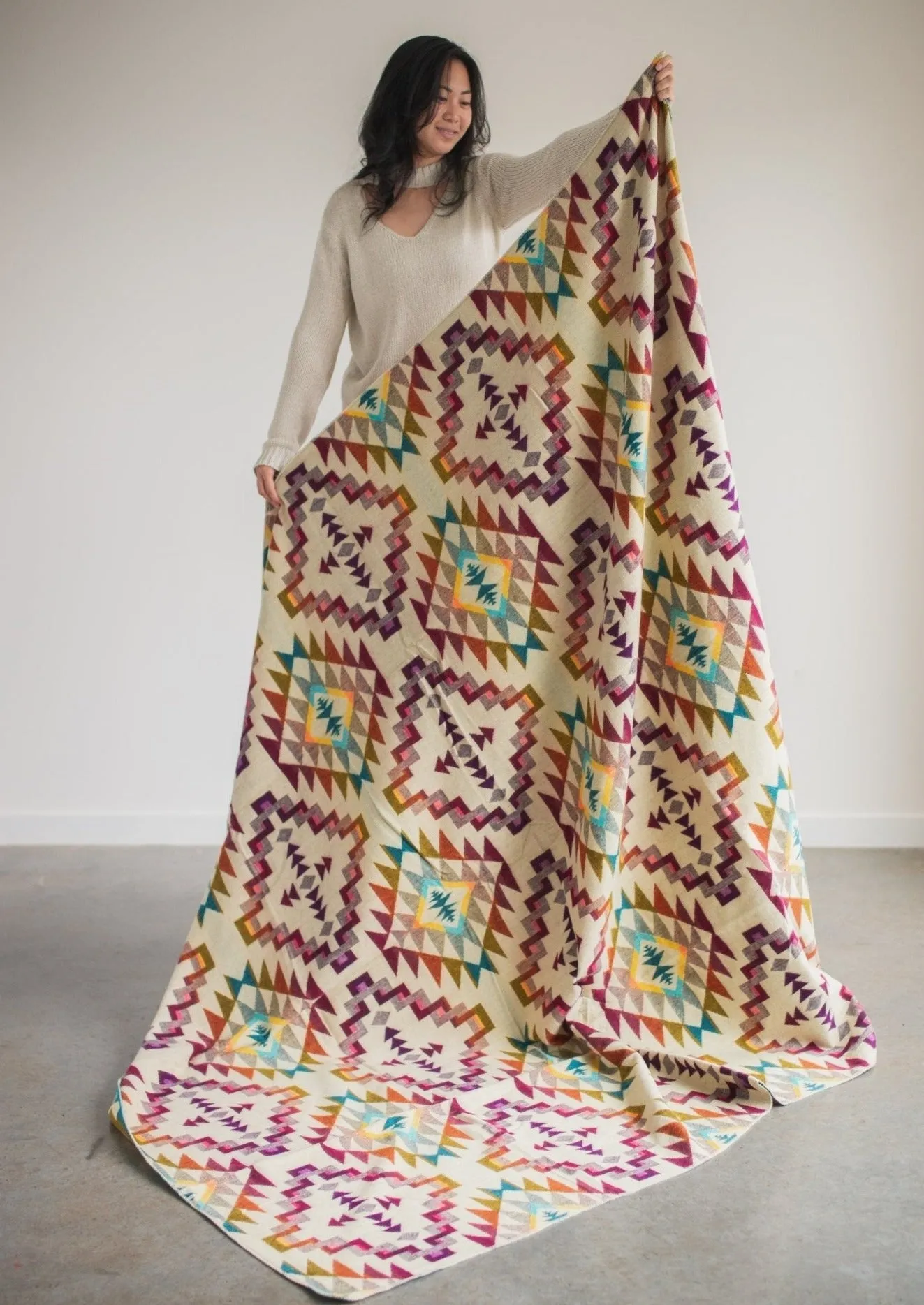 Alpaca Blanket Pink