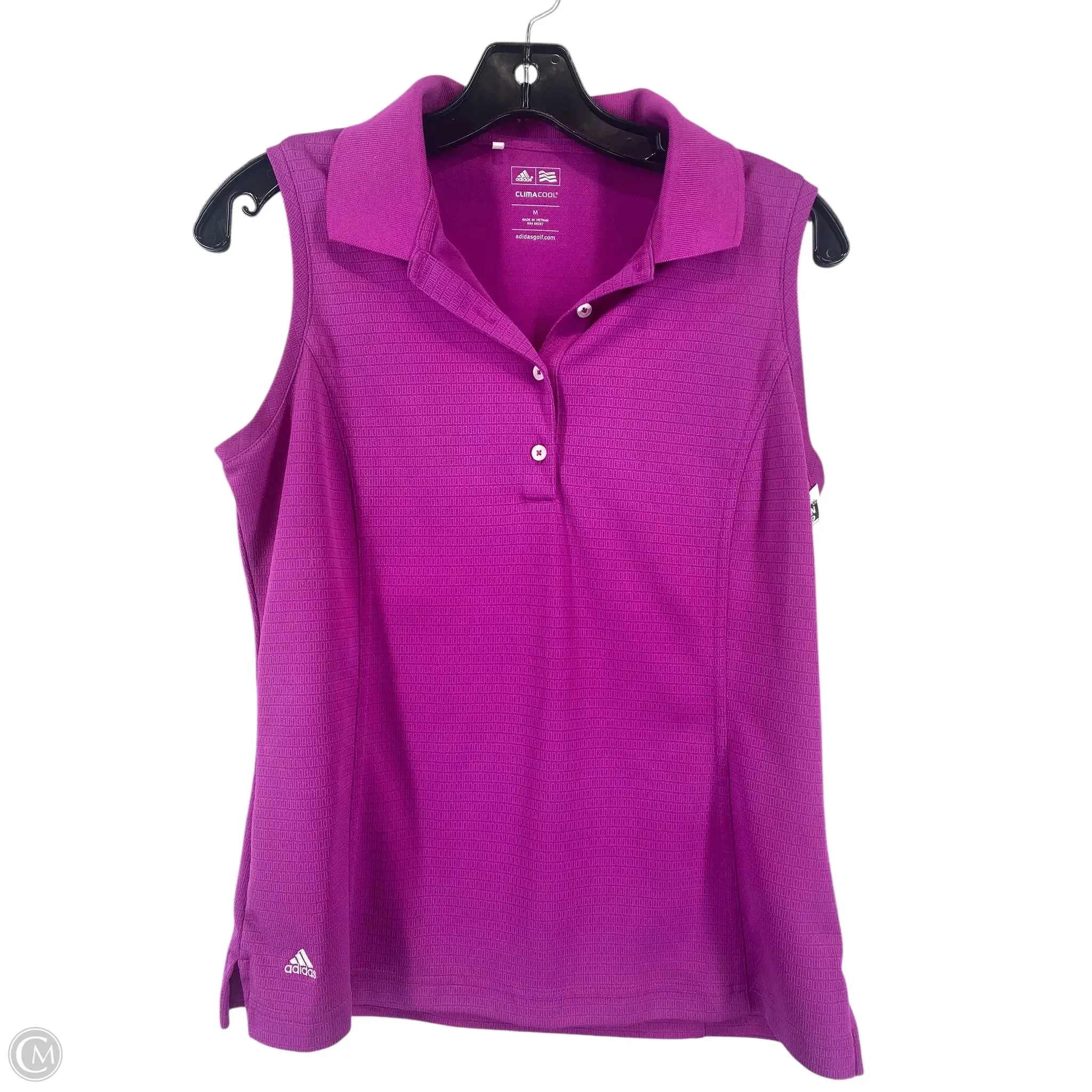 Athletic Tank Top By Adidas In Purple, Size: M