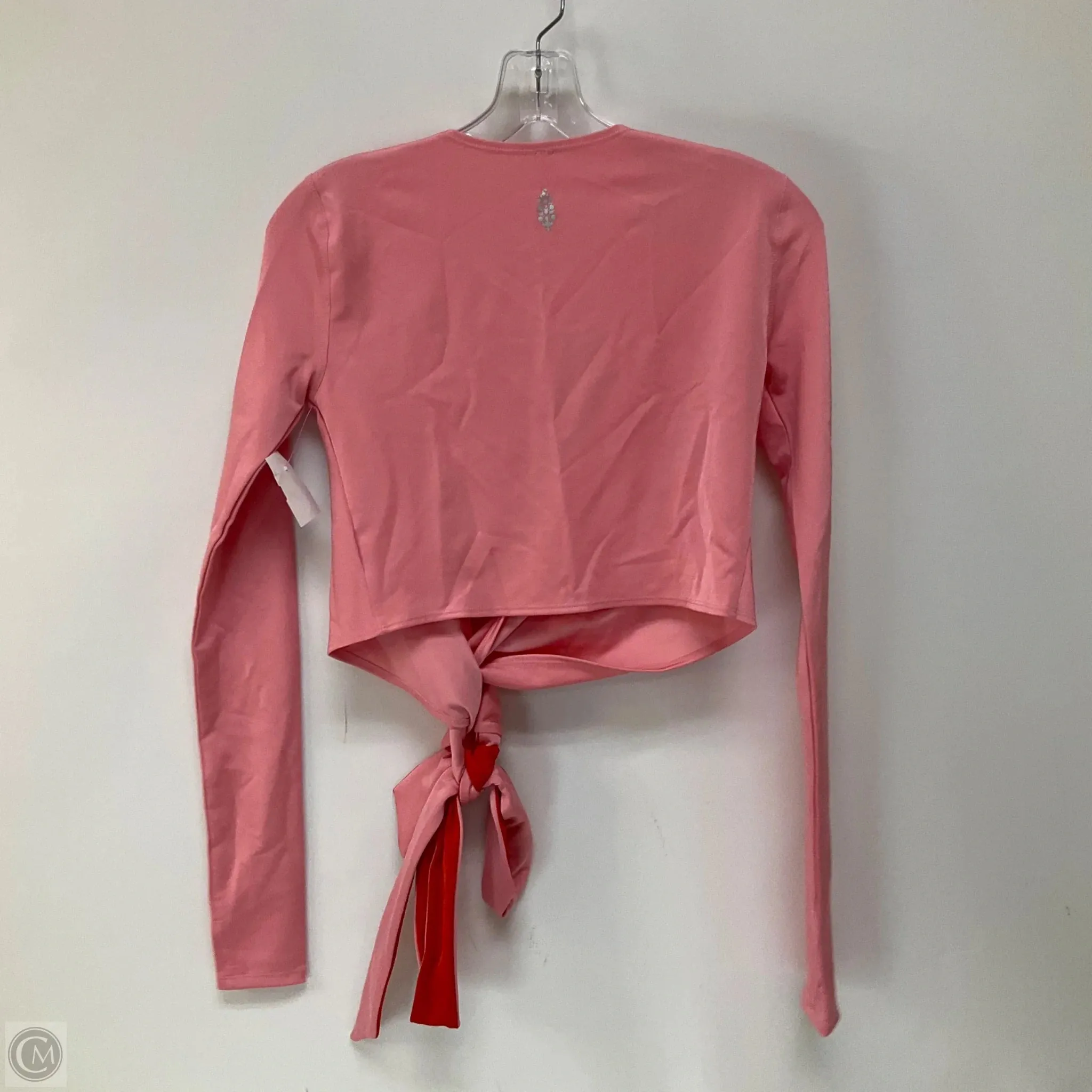 Athletic Top Long Sleeve Crewneck By Free People In Pink, Size: S
