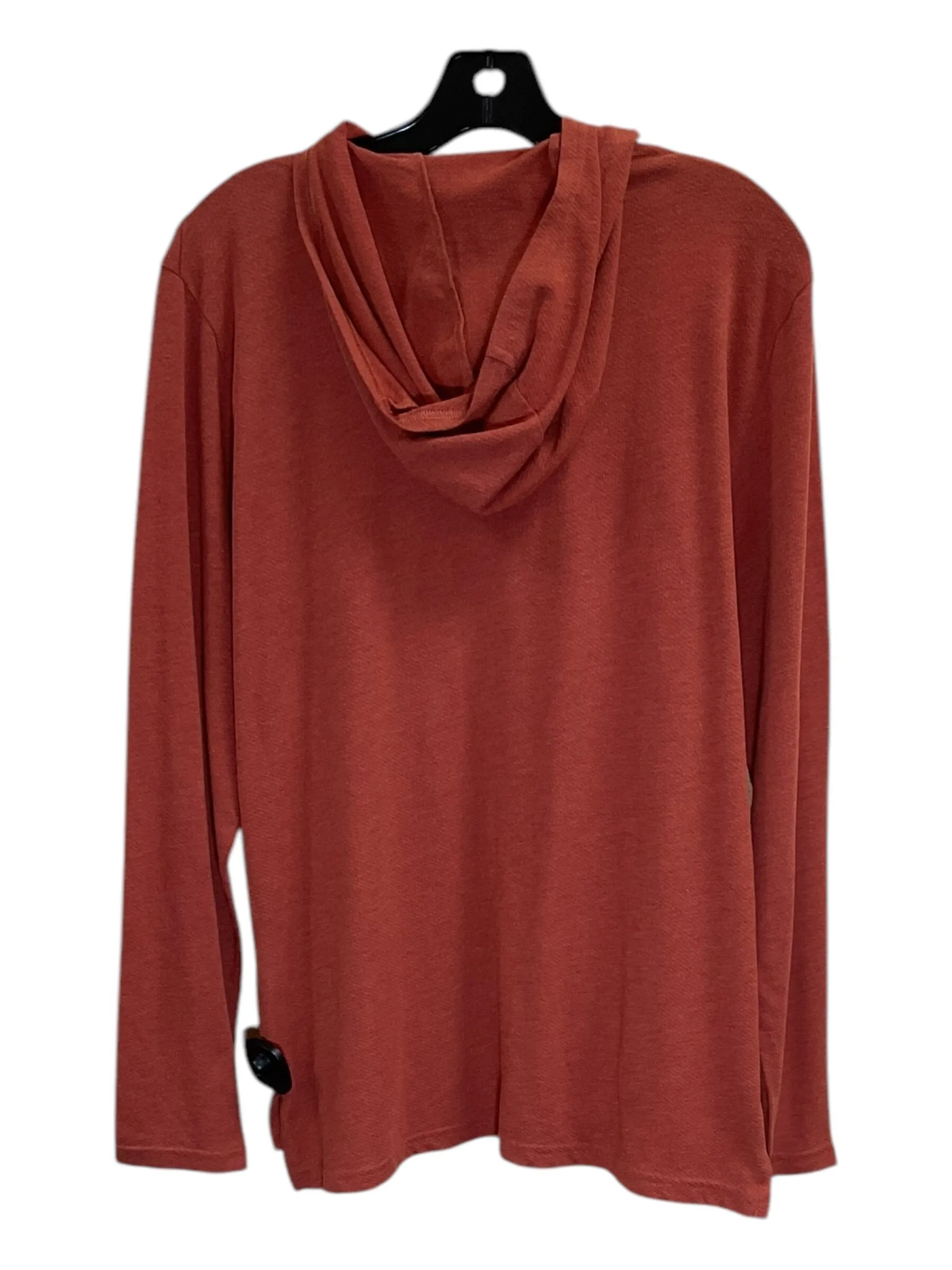 Athletic Top Long Sleeve Hoodie By Nike Apparel  Size: M