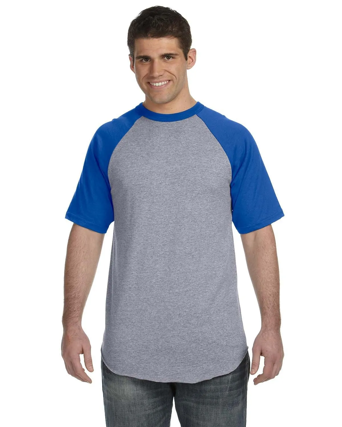 Augusta 50/50 Short Sleeve Raglan T-Shirt