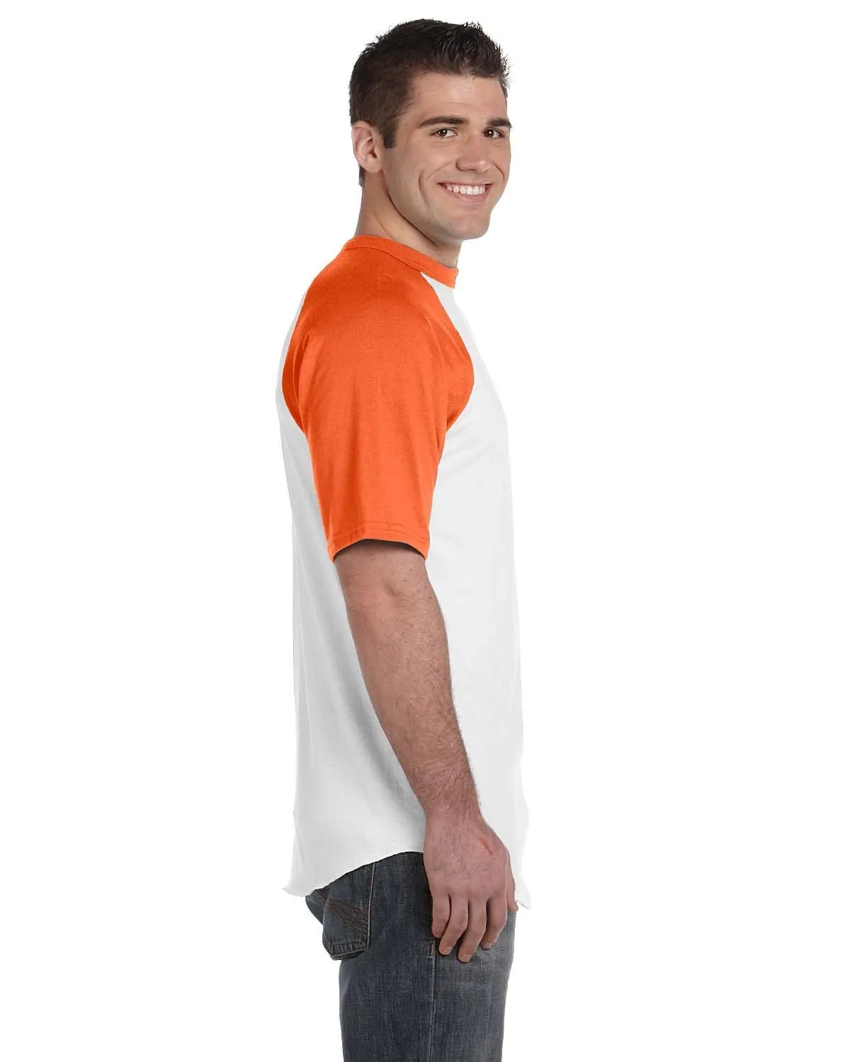 Augusta 50/50 Short Sleeve Raglan T-Shirt