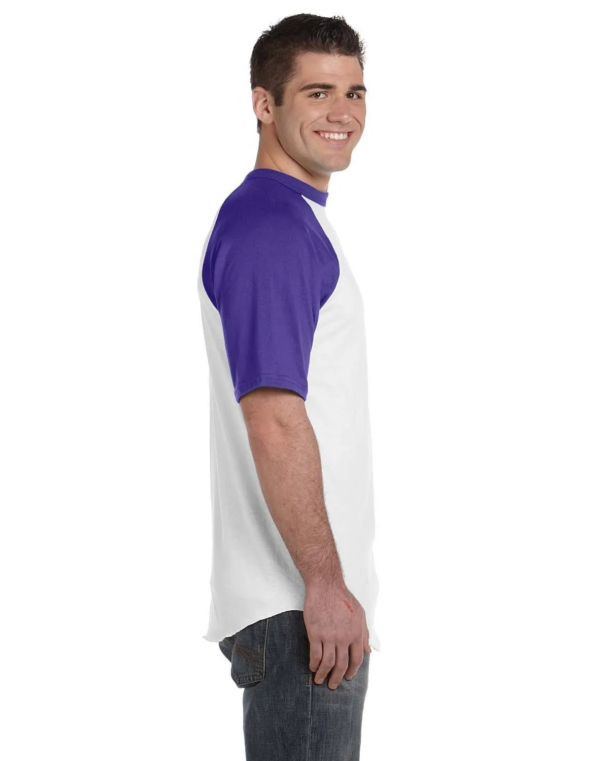 Augusta 50/50 Short Sleeve Raglan T-Shirt