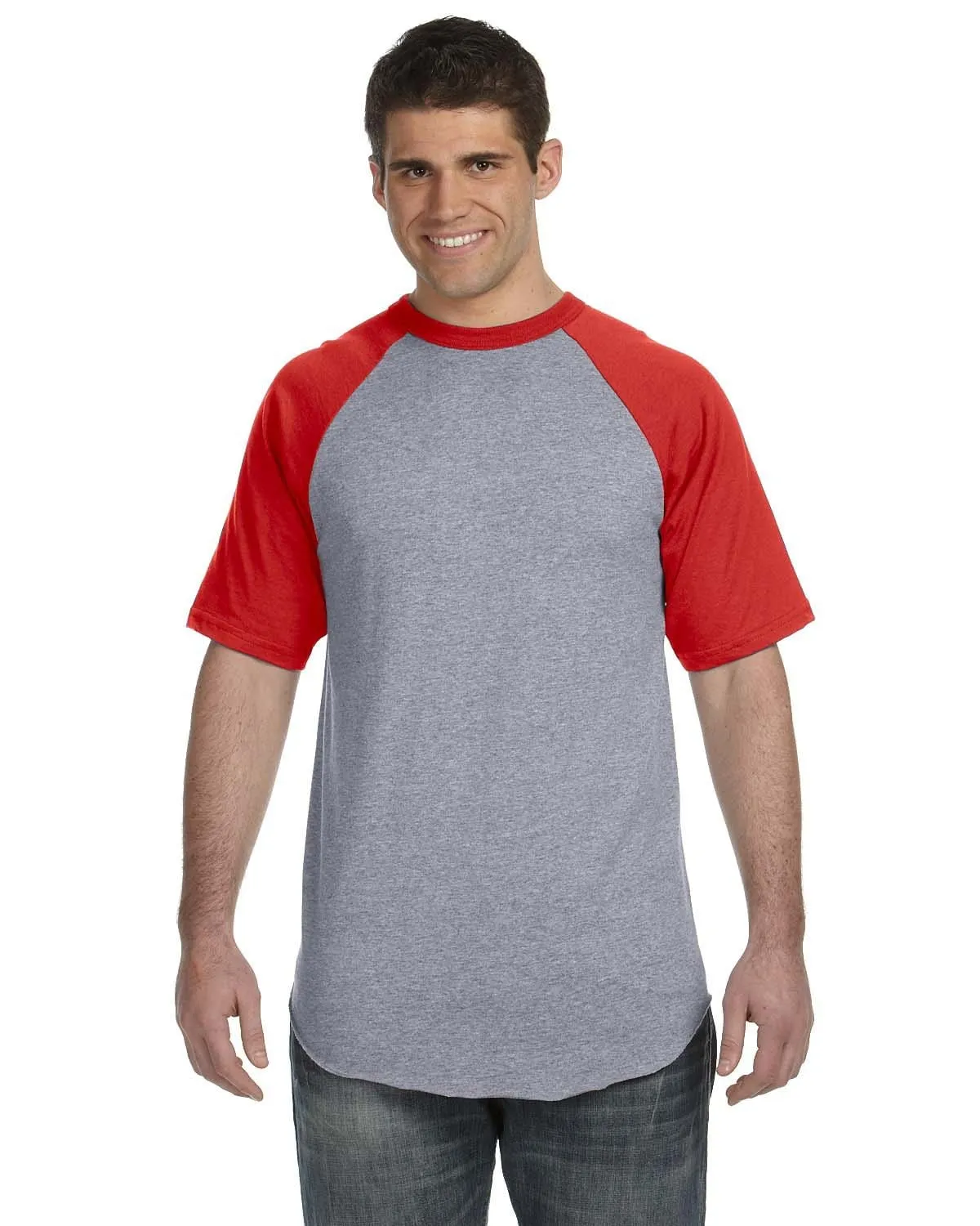 Augusta 50/50 Short Sleeve Raglan T-Shirt