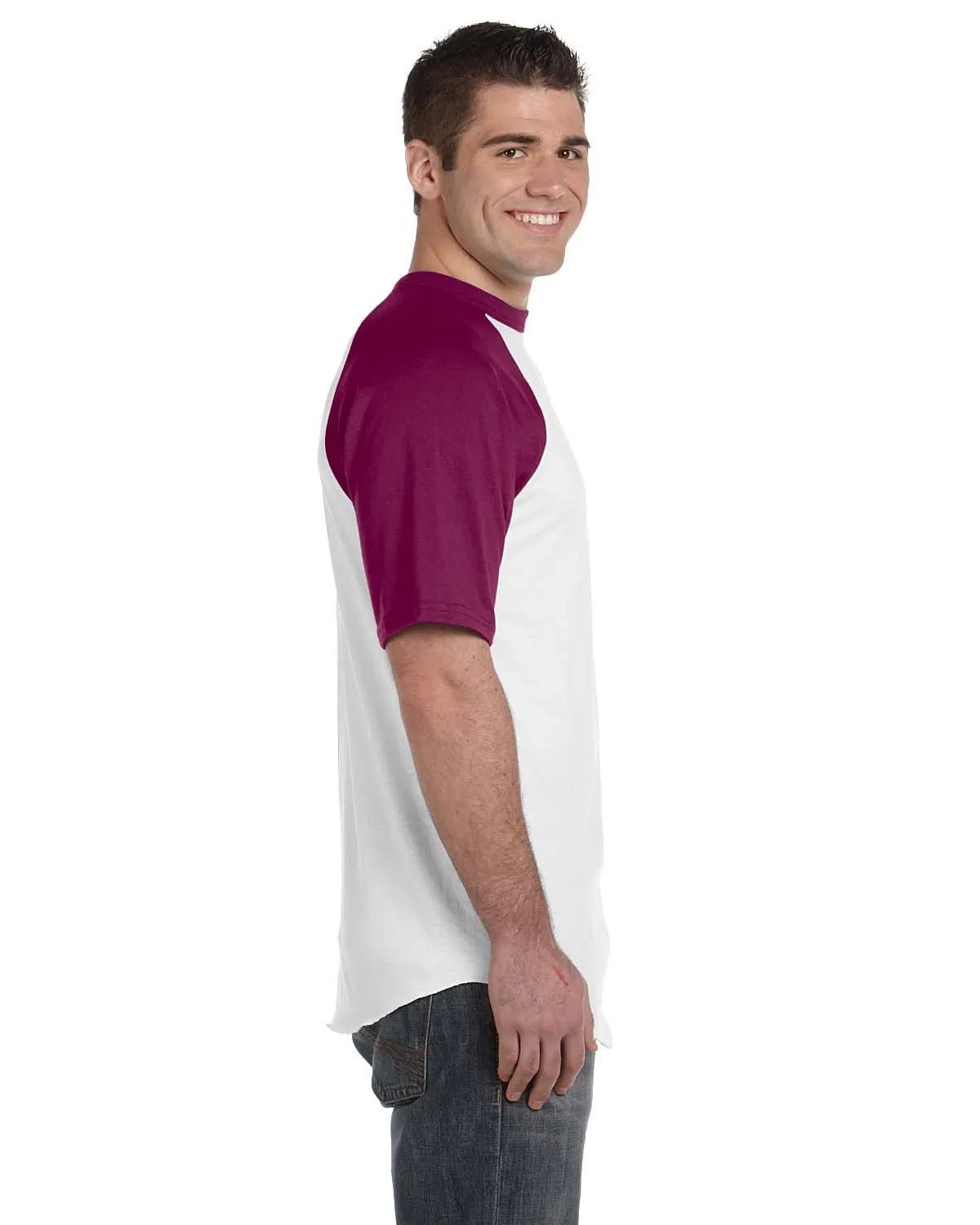 Augusta 50/50 Short Sleeve Raglan T-Shirt