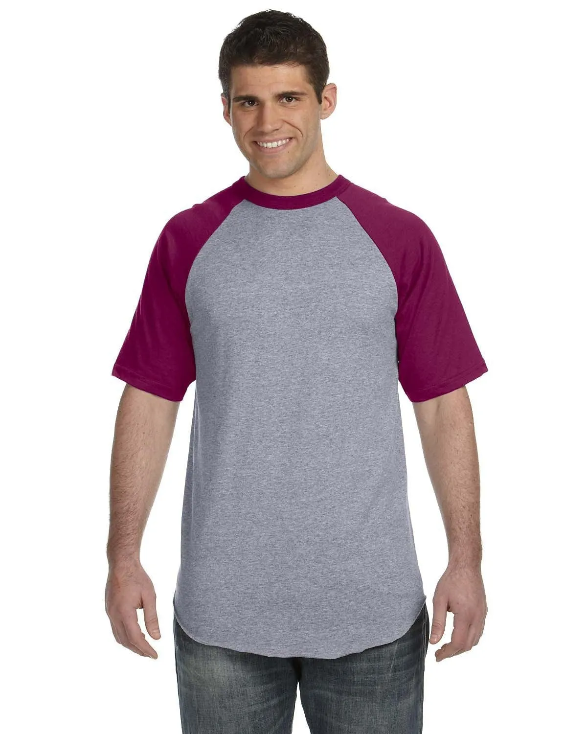 Augusta 50/50 Short Sleeve Raglan T-Shirt