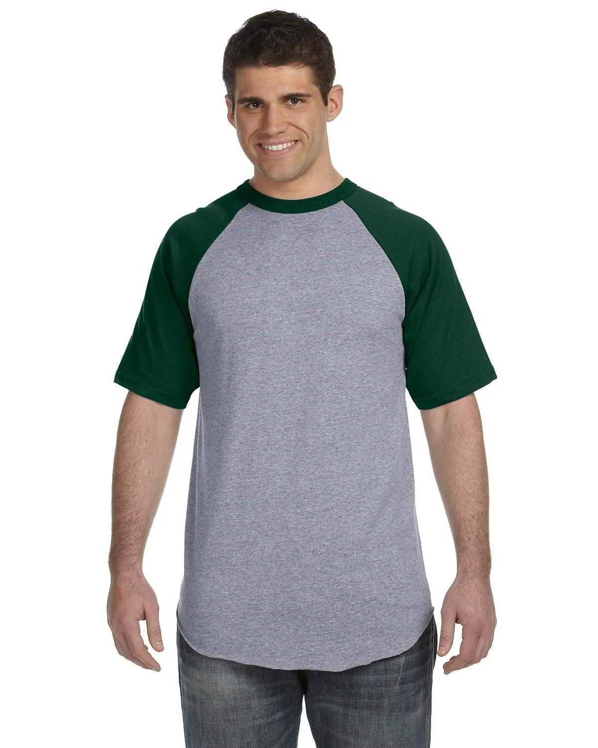 Augusta 50/50 Short Sleeve Raglan T-Shirt