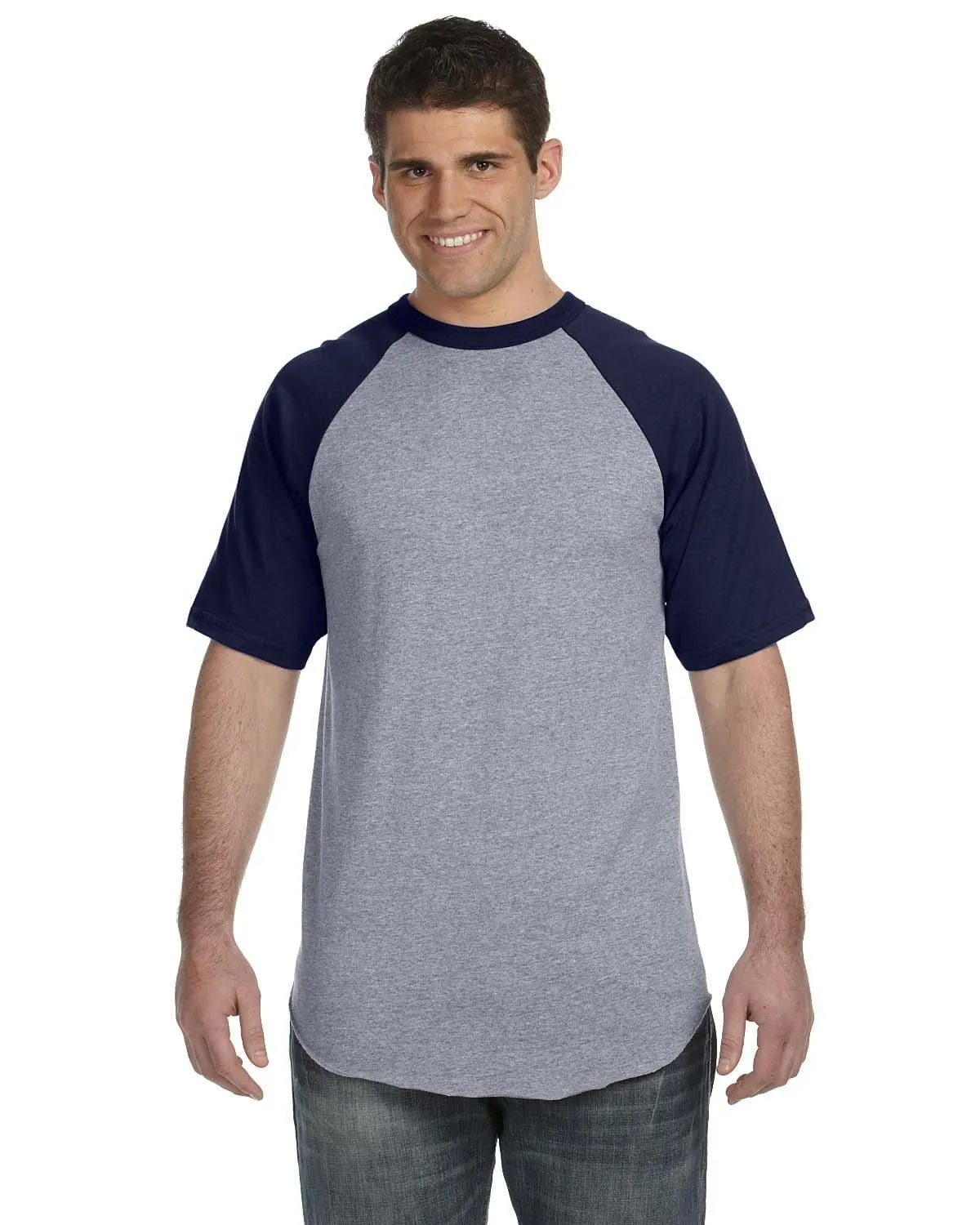Augusta 50/50 Short Sleeve Raglan T-Shirt