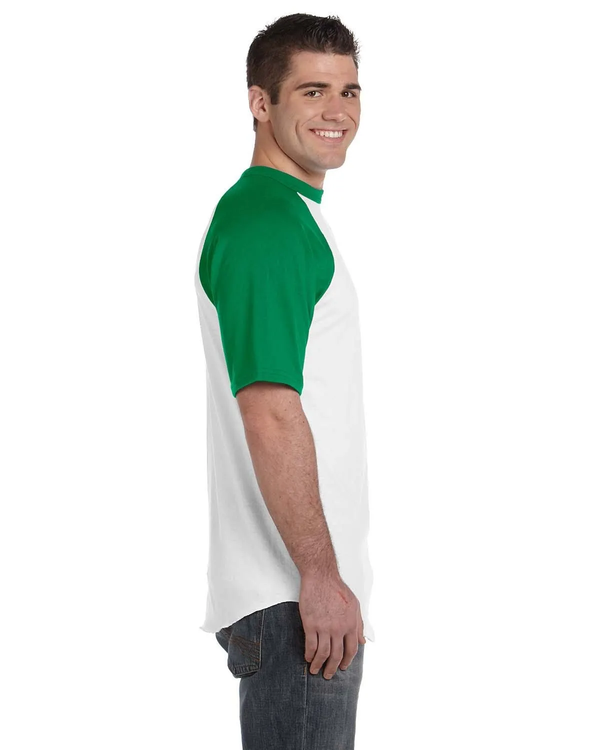Augusta 50/50 Short Sleeve Raglan T-Shirt