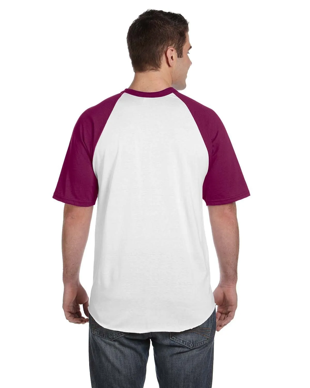 Augusta 50/50 Short Sleeve Raglan T-Shirt