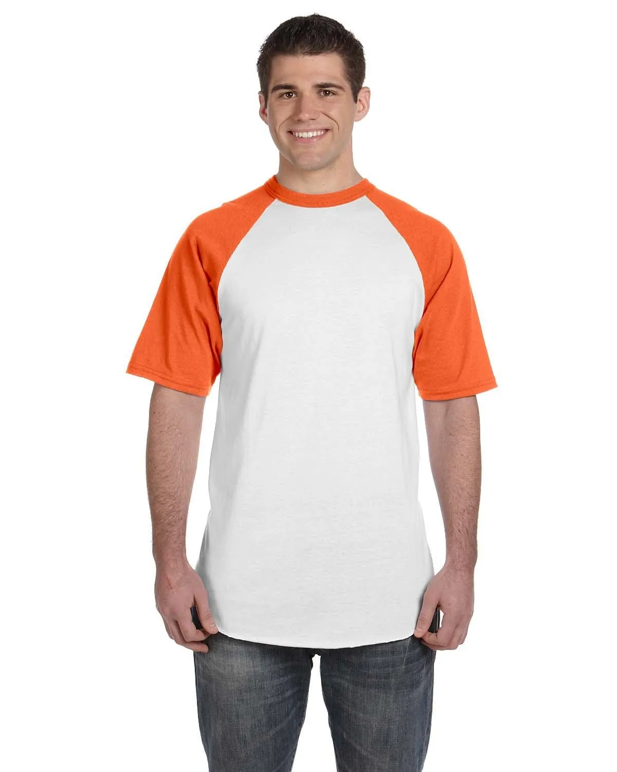 Augusta 50/50 Short Sleeve Raglan T-Shirt