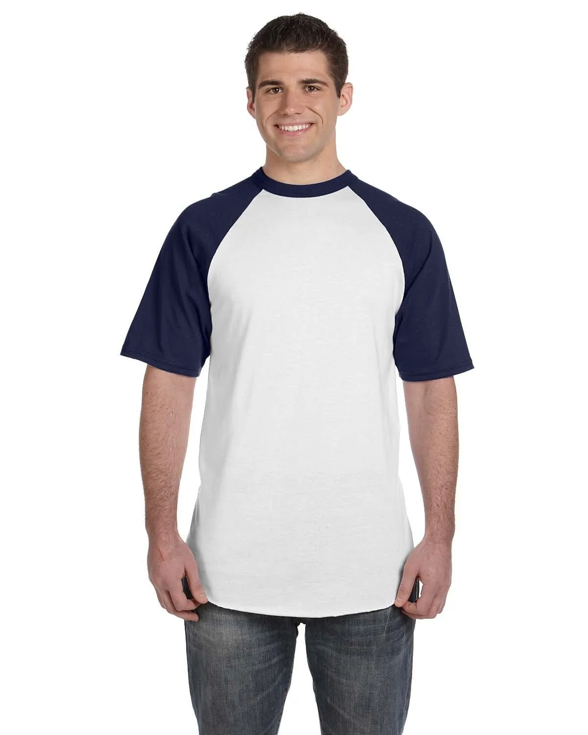 Augusta 50/50 Short Sleeve Raglan T-Shirt