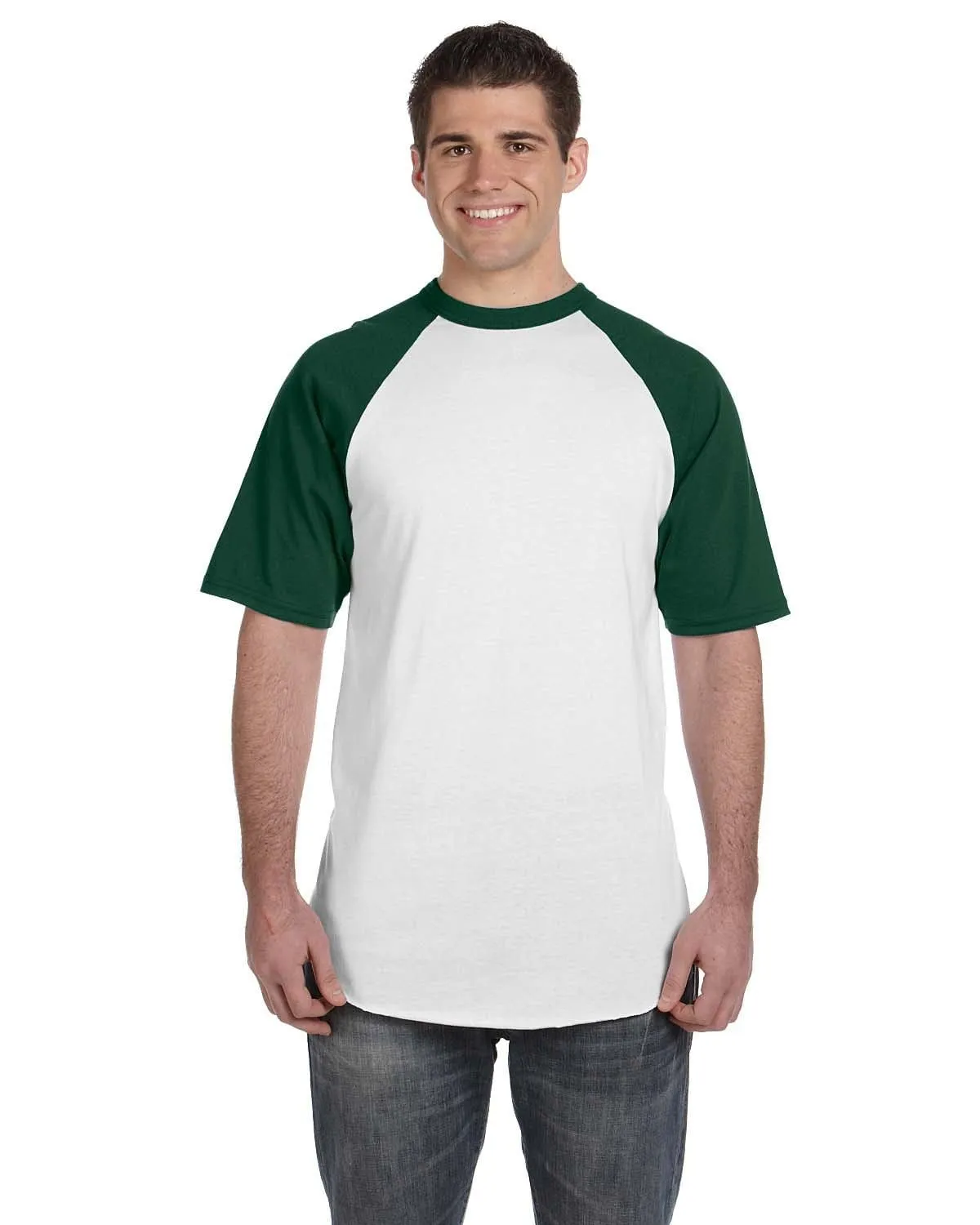 Augusta 50/50 Short Sleeve Raglan T-Shirt