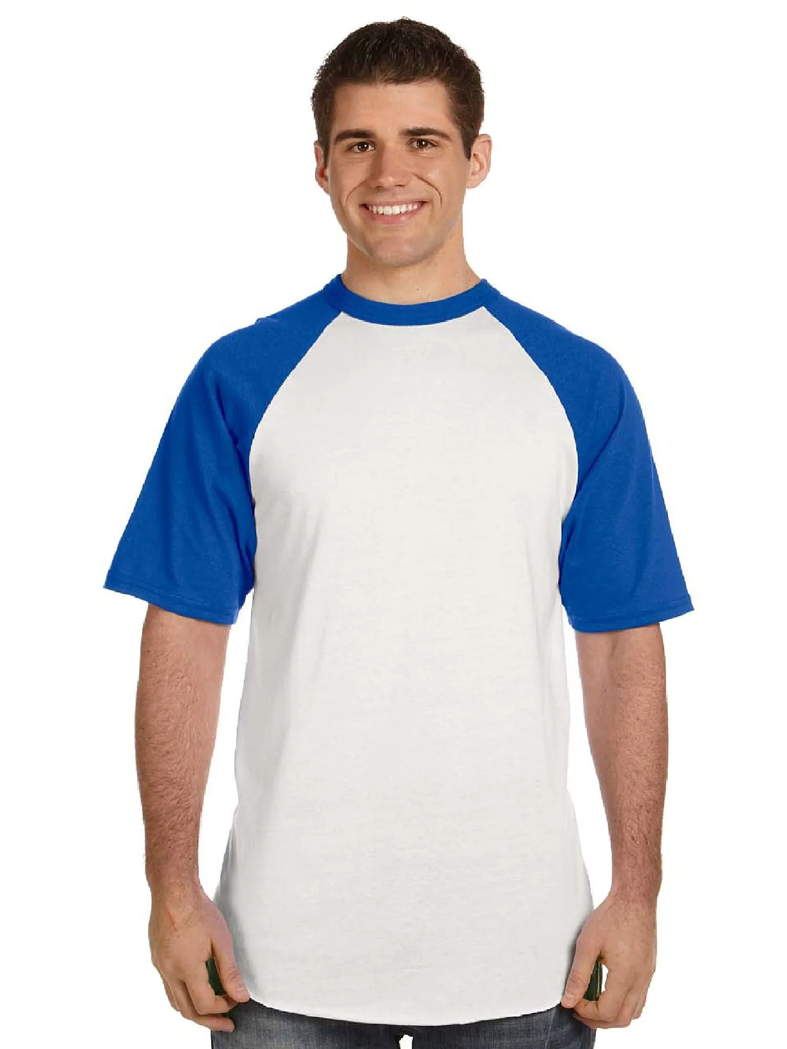 Augusta 50/50 Short Sleeve Raglan T-Shirt
