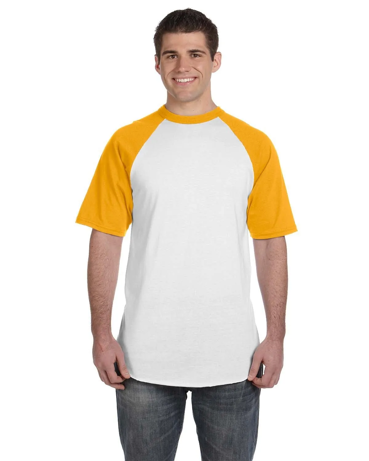 Augusta 50/50 Short Sleeve Raglan T-Shirt