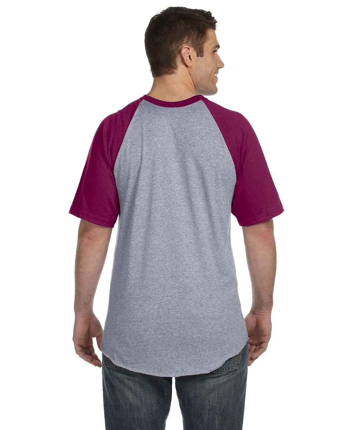 Augusta 50/50 Short Sleeve Raglan T-Shirt