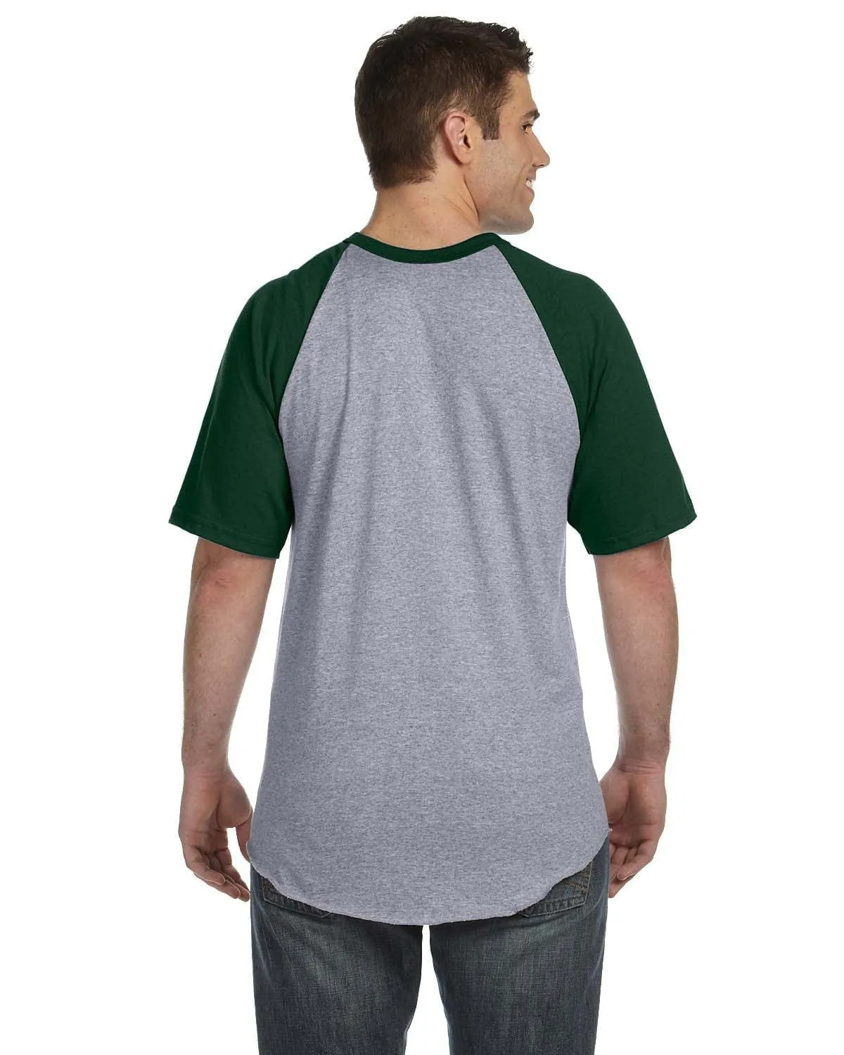 Augusta 50/50 Short Sleeve Raglan T-Shirt