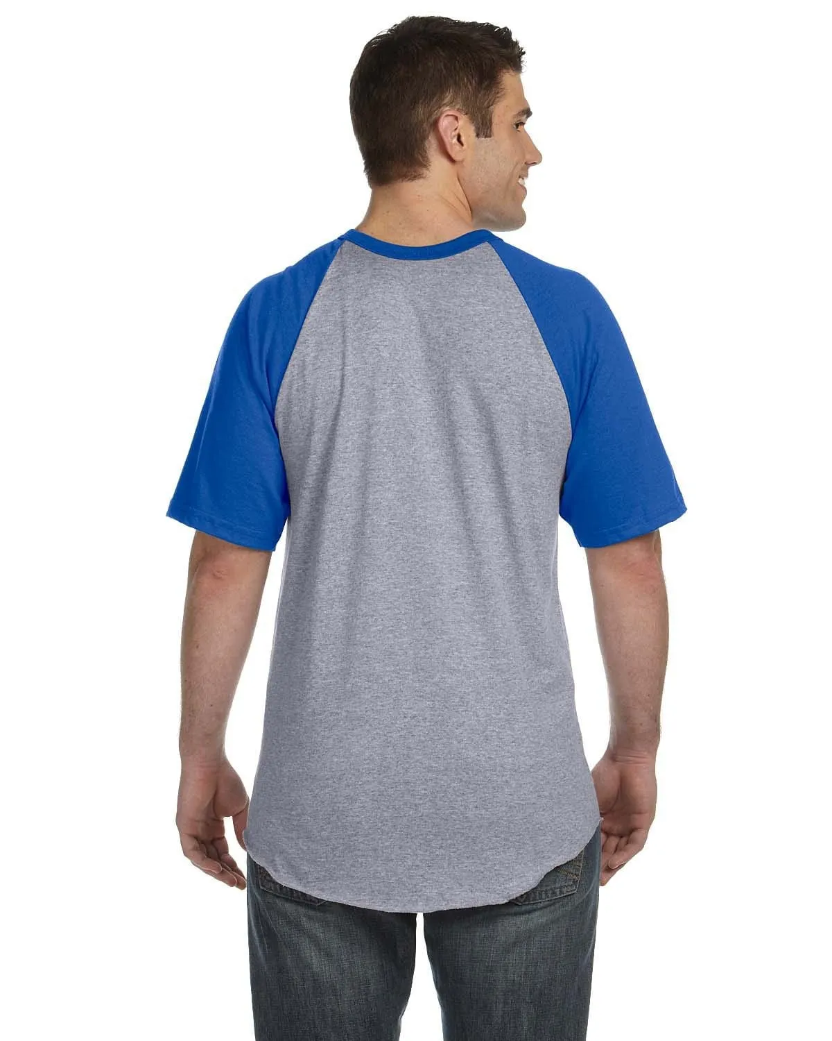 Augusta 50/50 Short Sleeve Raglan T-Shirt