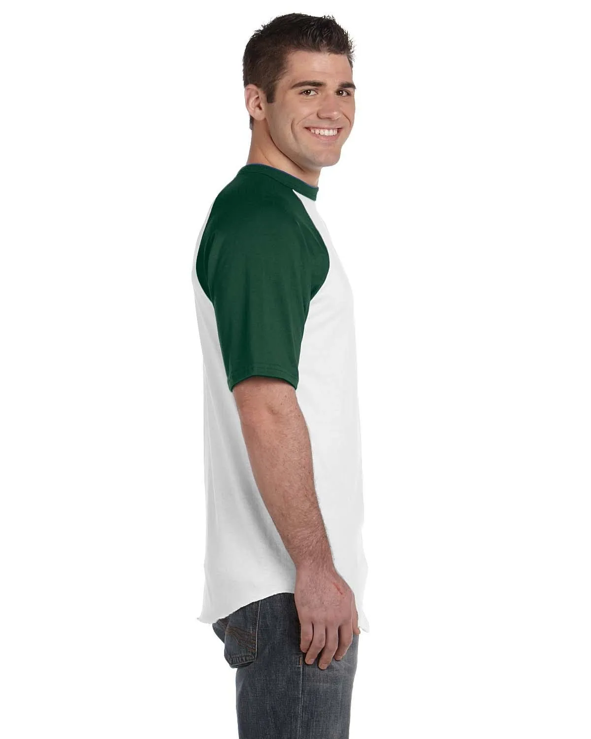 Augusta 50/50 Short Sleeve Raglan T-Shirt