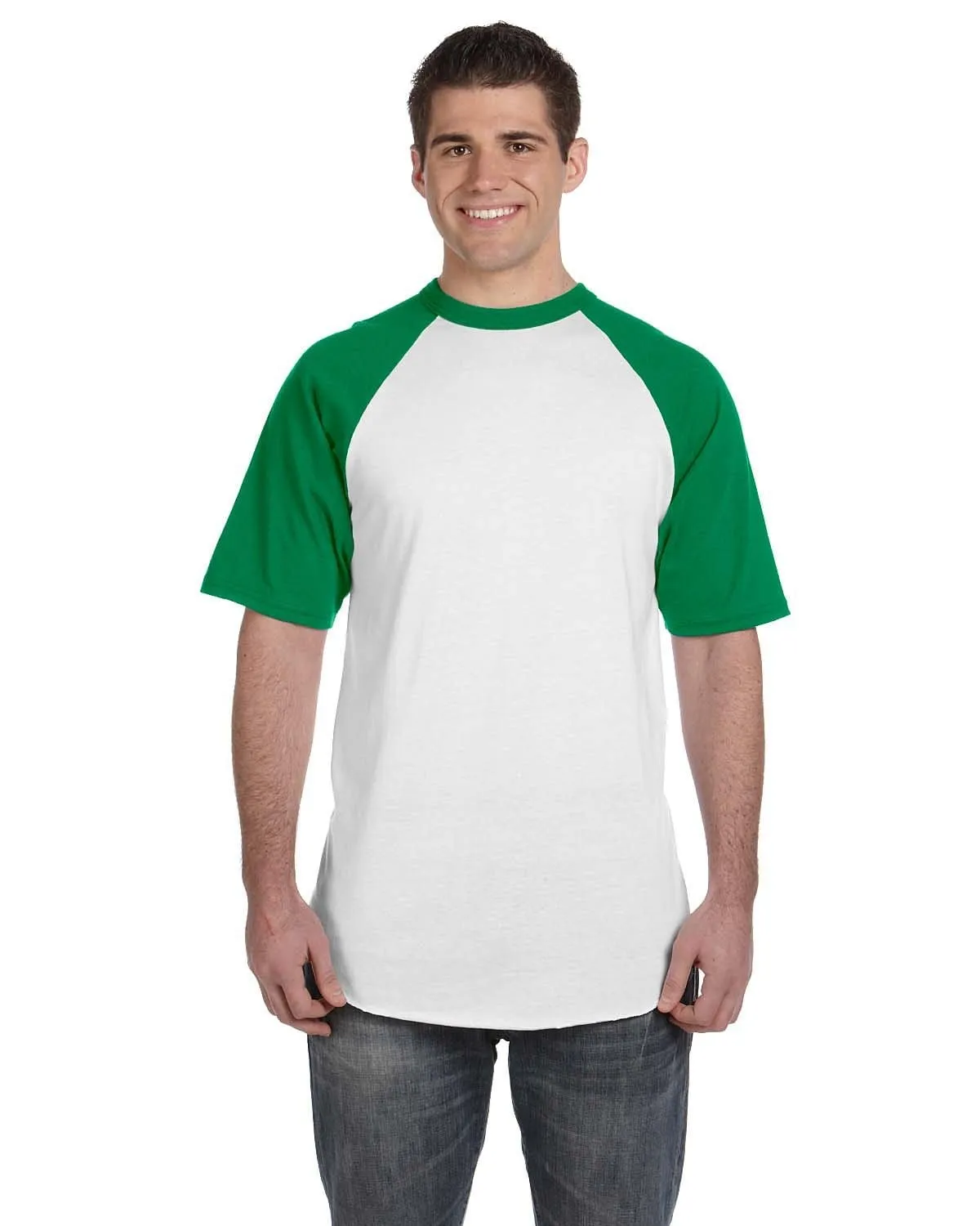 Augusta 50/50 Short Sleeve Raglan T-Shirt