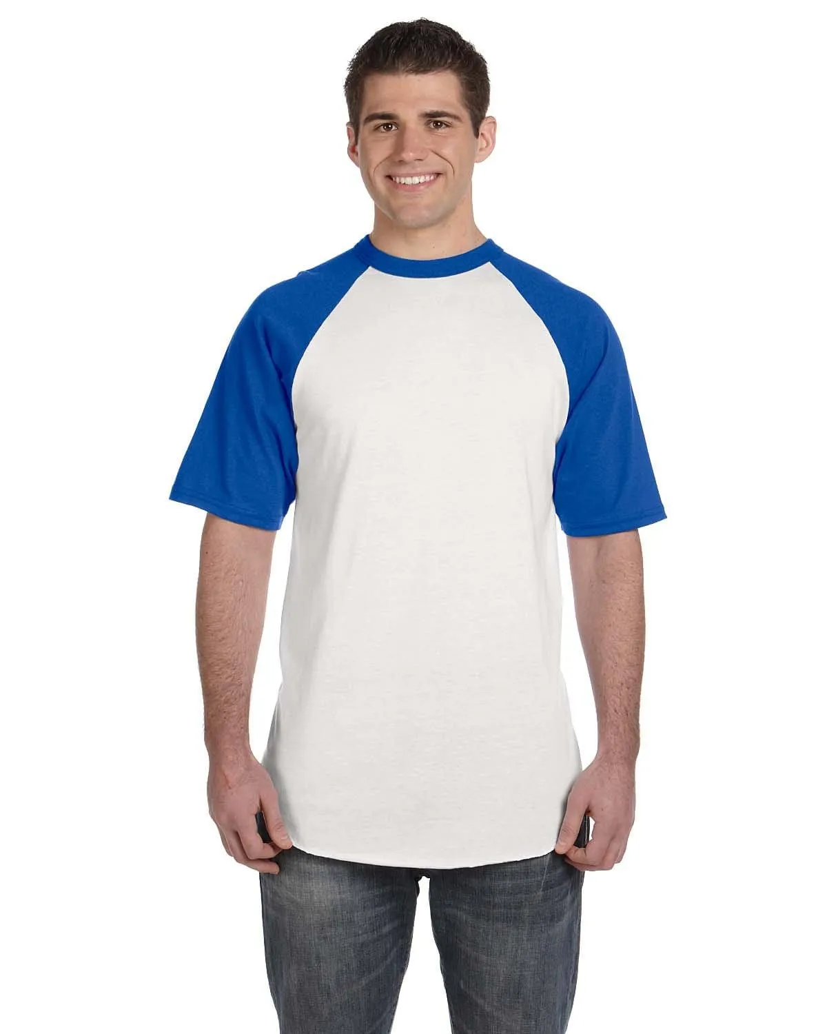 Augusta 50/50 Short Sleeve Raglan T-Shirt