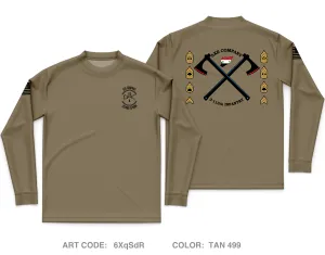 Axe Co. 2-113th Core Men's LS Performance Tee - 6XqSdR