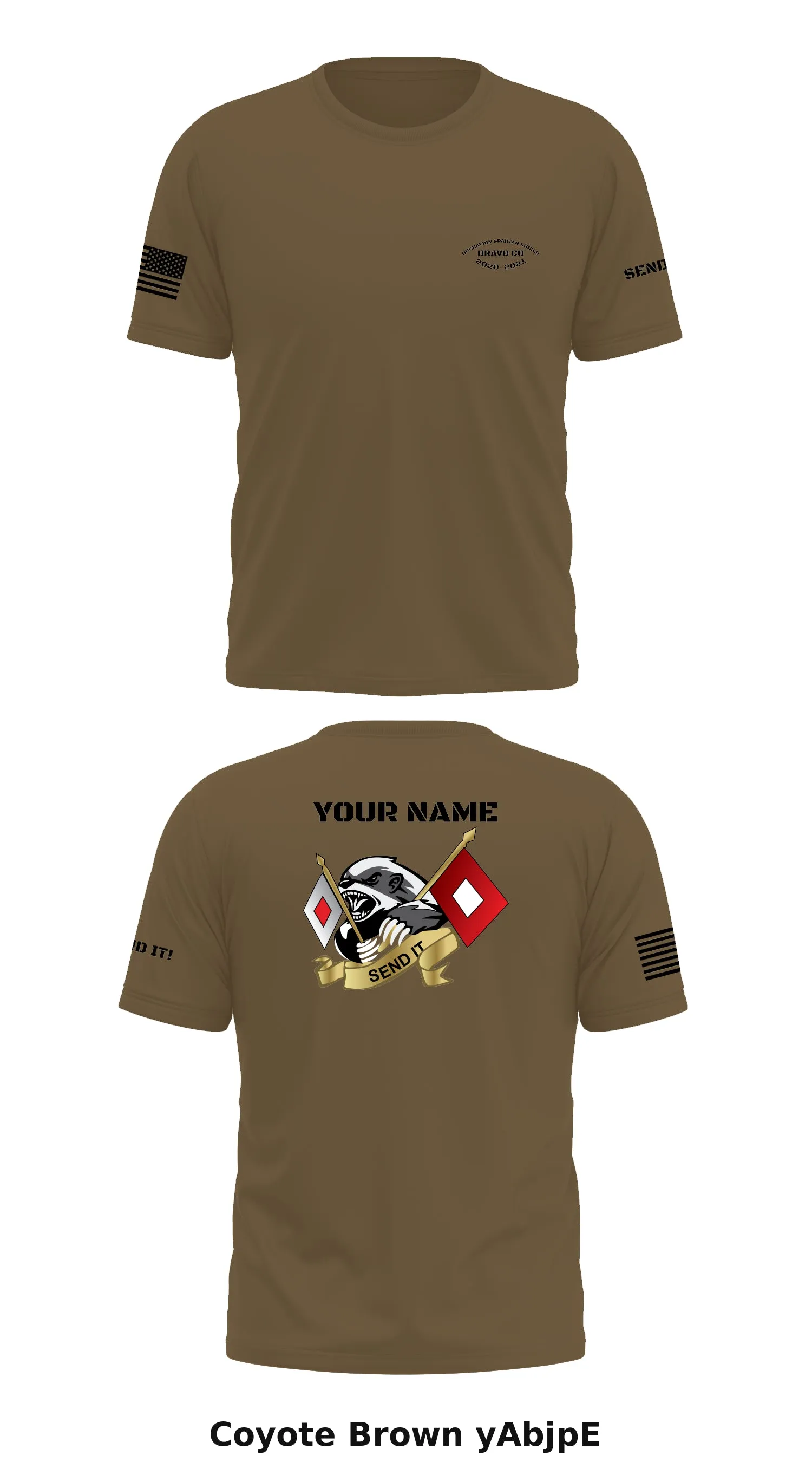 B Co 146 ESB Store 1 Core Men's SS Performance Tee - yAbjpE