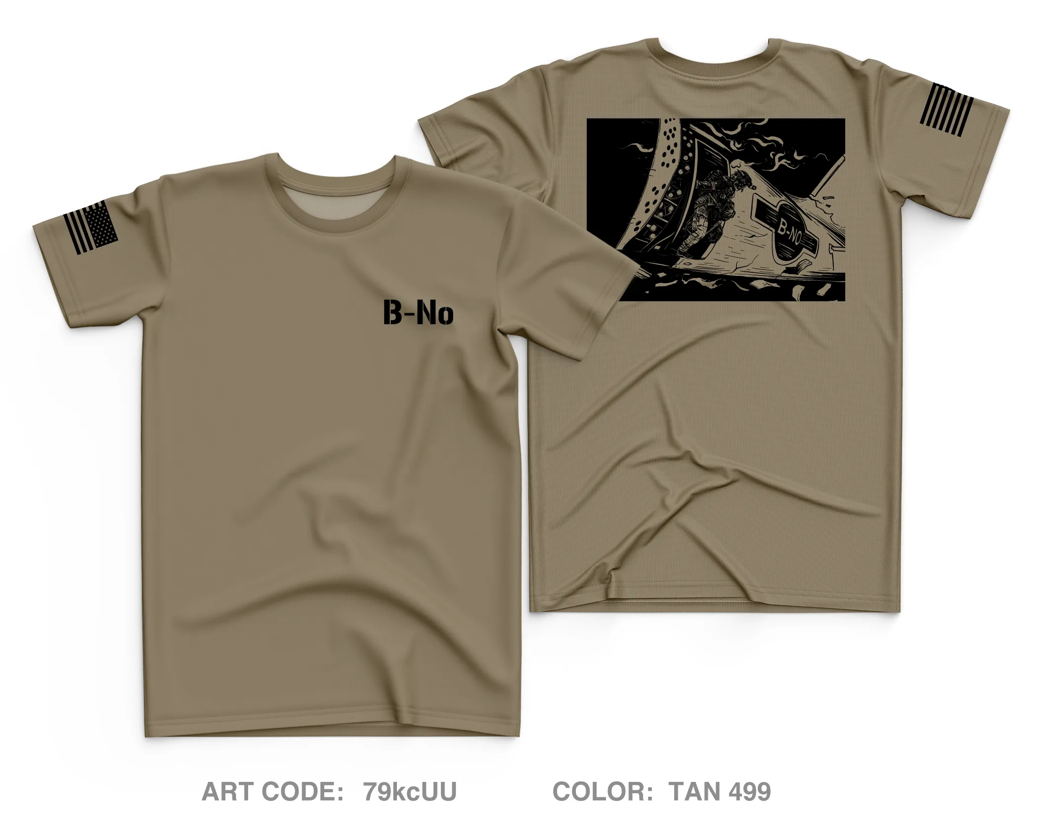 B No, 2-505 PIR Core Men's SS Performance Tee - 79kcUU