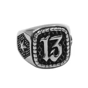 Bague en acier - Lucky 13