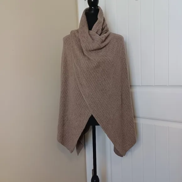 Barefoot Dreams Womens Cozy Chic Lite Wide Rib Travel Wrap One Size