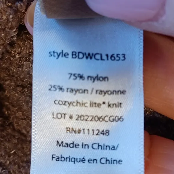 Barefoot Dreams Womens Cozy Chic Lite Wide Rib Travel Wrap One Size