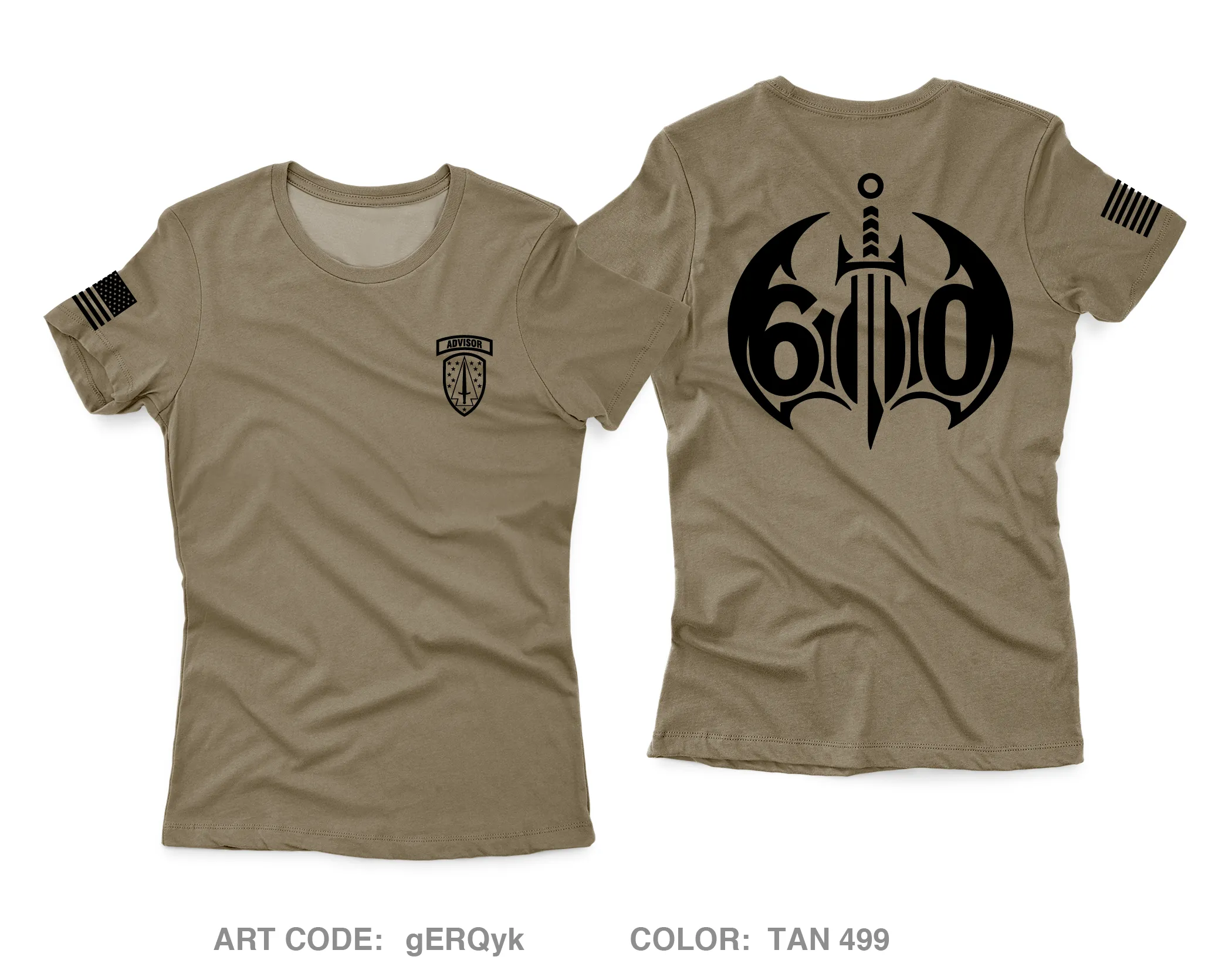 Bat 600 54th SFAB Core Women's SS Performance Tee - gERQyk