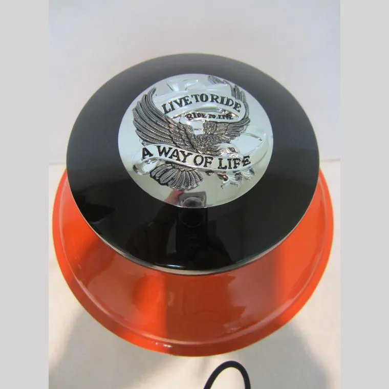 Biker Cremation Urn—Cross