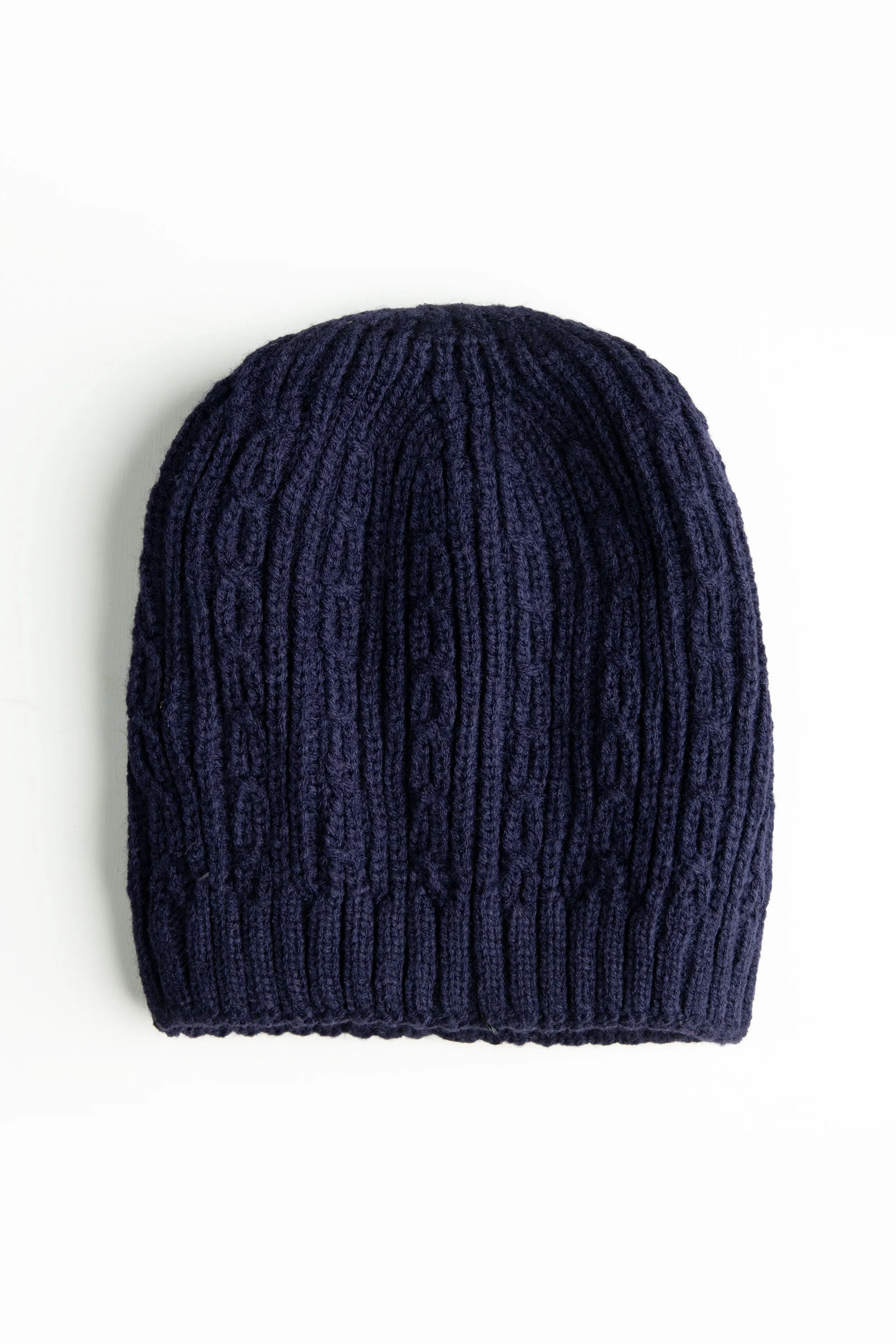 Blue Knit Beanie