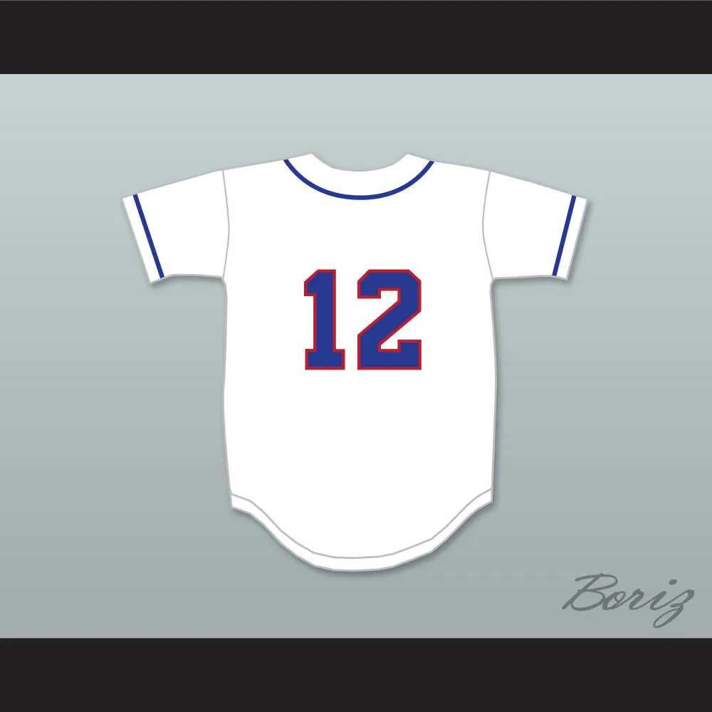 Bobby Cassevah 12 Pace Athletic and Recreation Association White Baseball Jersey 1