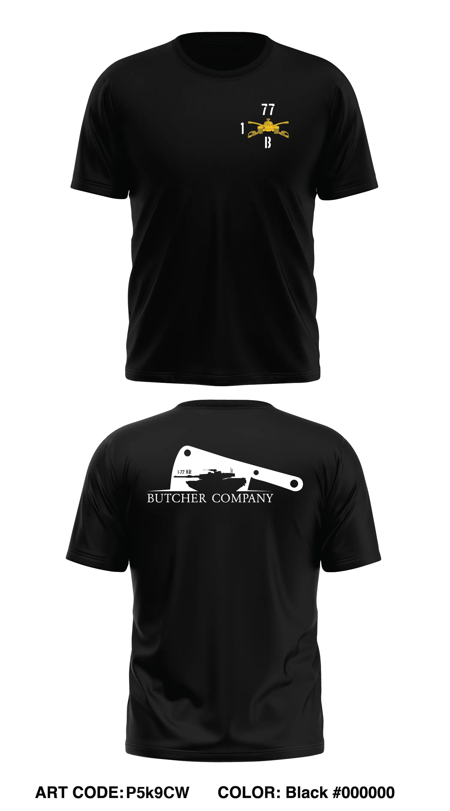 Butcher Co, 1-77 AR Core Men's SS Performance Tee - P5k9CW
