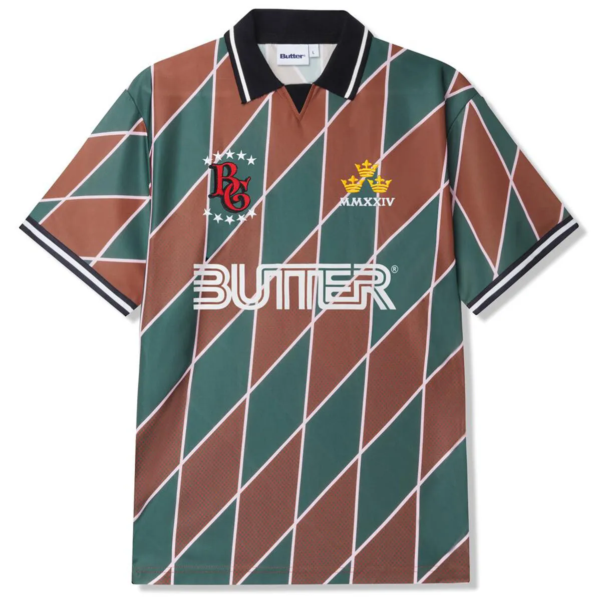 Butter Goods - Football Jersey Green/Brown
