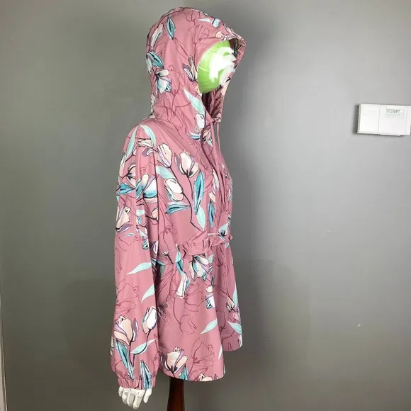 Calia by Carrie Underwood pullover jacket XL hooded. athleisure floral slimming