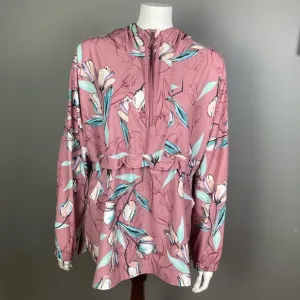 Calia by Carrie Underwood pullover jacket XL hooded. athleisure floral slimming