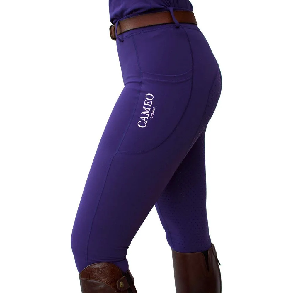 Cameo Equine Thermo Horse Riding Tights - Warmth & Comfort for Winter